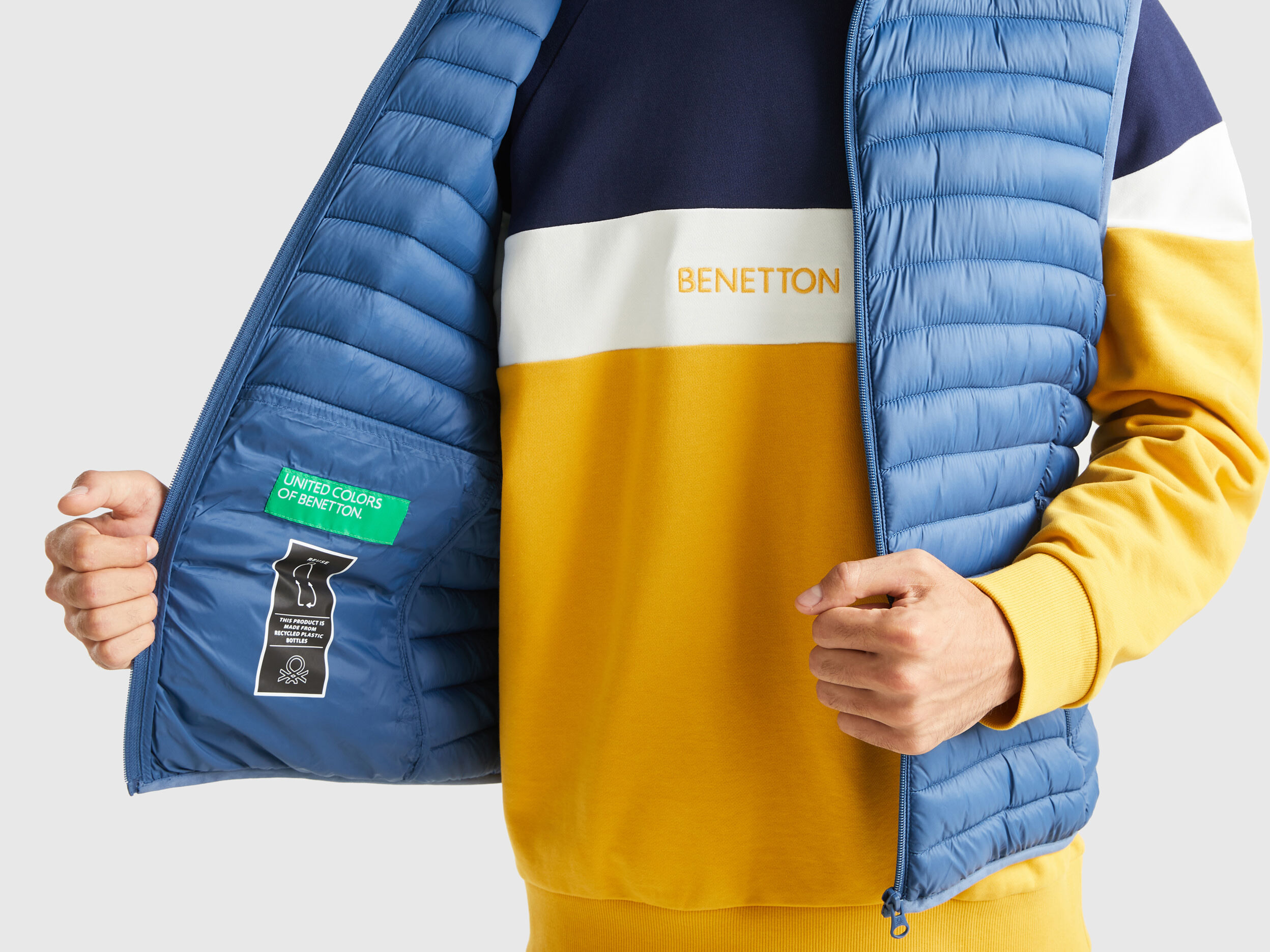 Doudoune benetton homme deals
