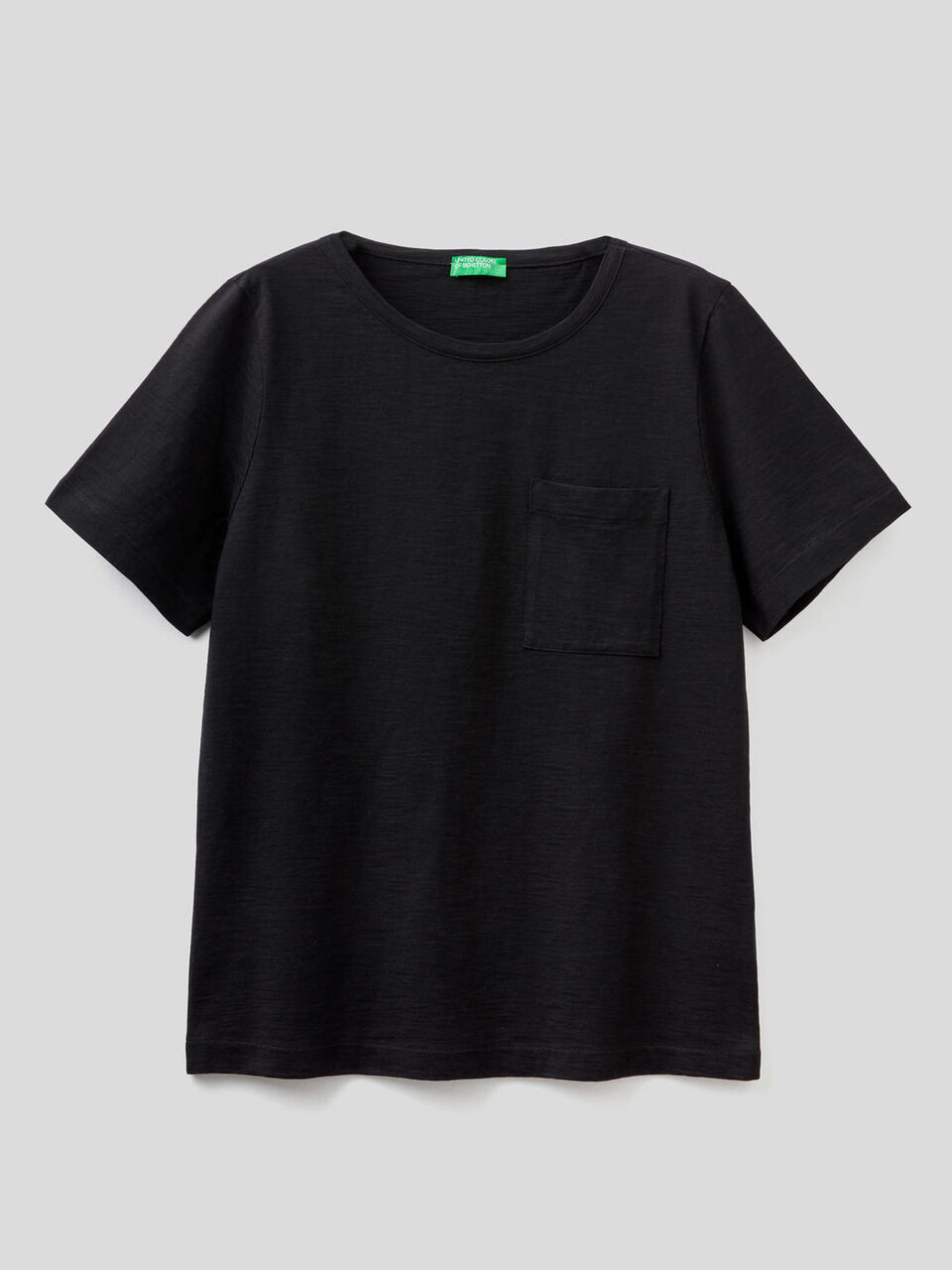 T-shirt uni avec pochette image number 1