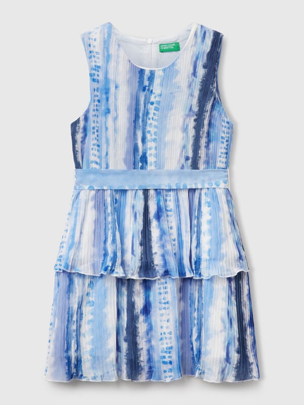 Robe plissée à motifs Filles