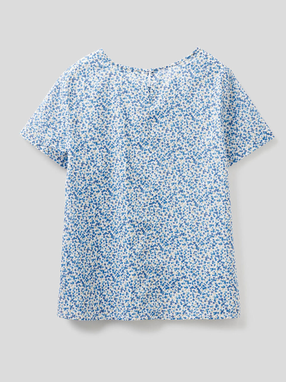Blouse à motifs en pur coton image number 2