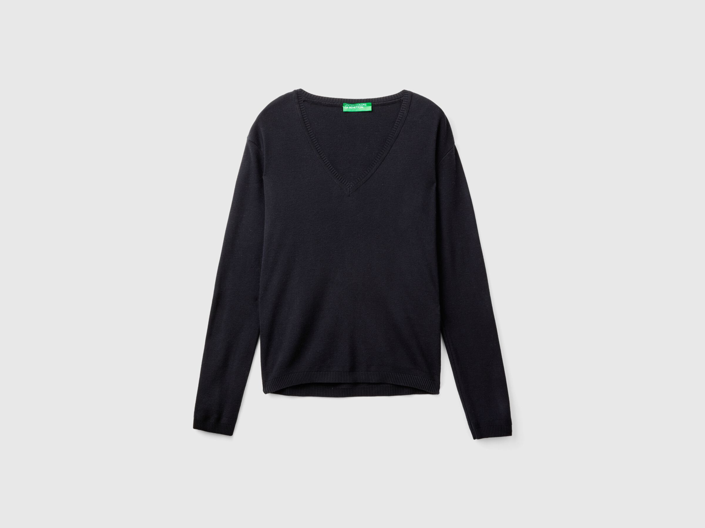 V NECK SWEATER L/S Femme image number 3