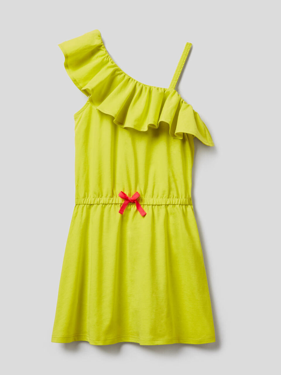 Robe asymétrique avec volant image number 1