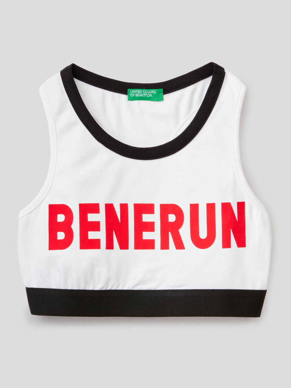 Top imprimé en coton stretch image number 1