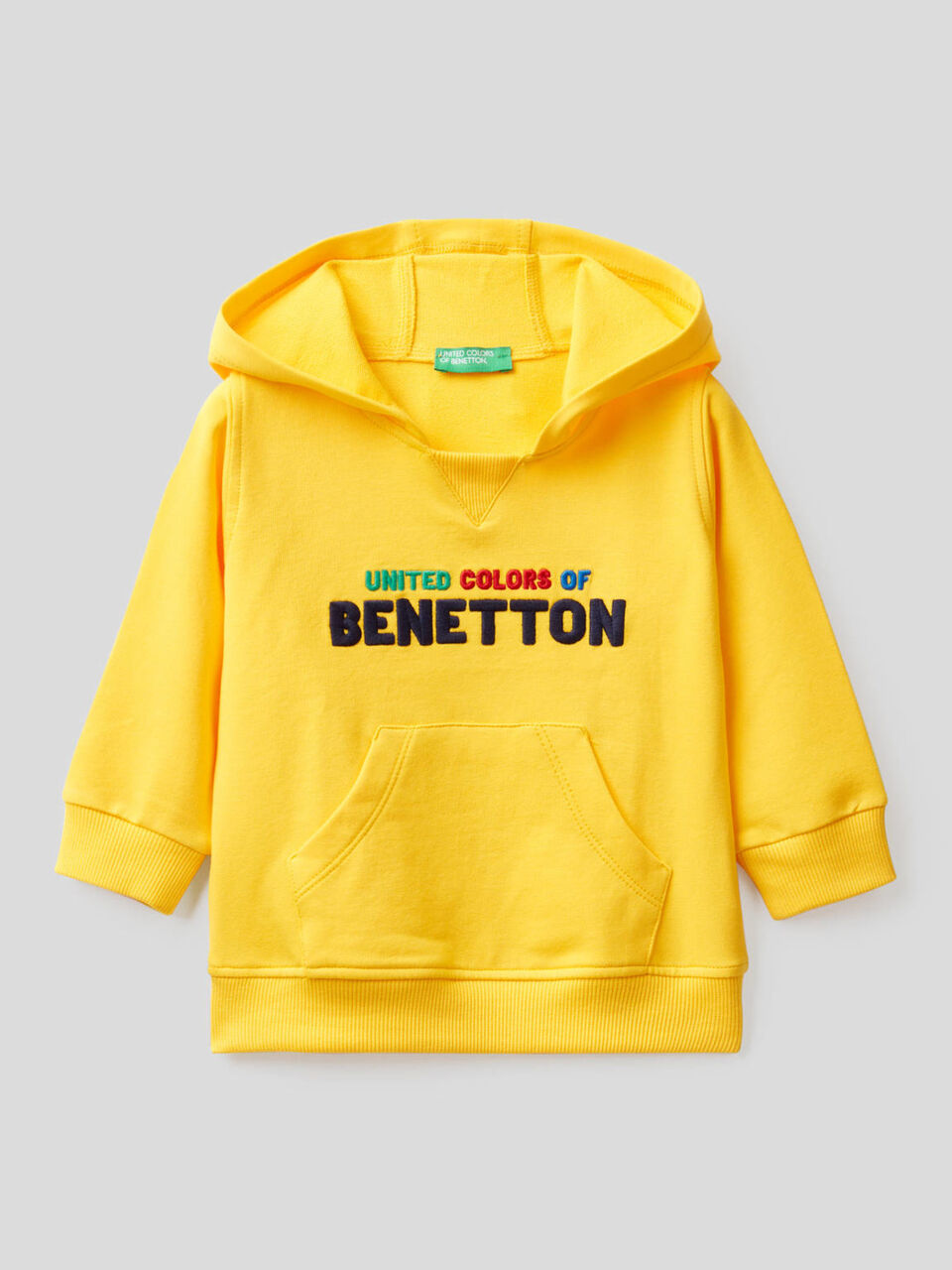 Sweat avec capuche en coton bio stretch image number 1