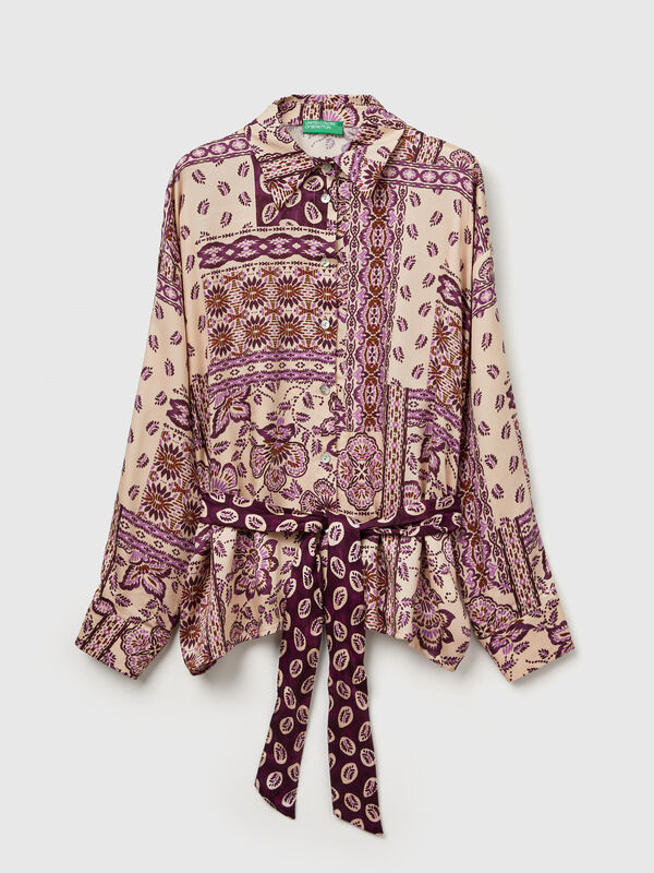 Chemise à imprimé bandana Femme