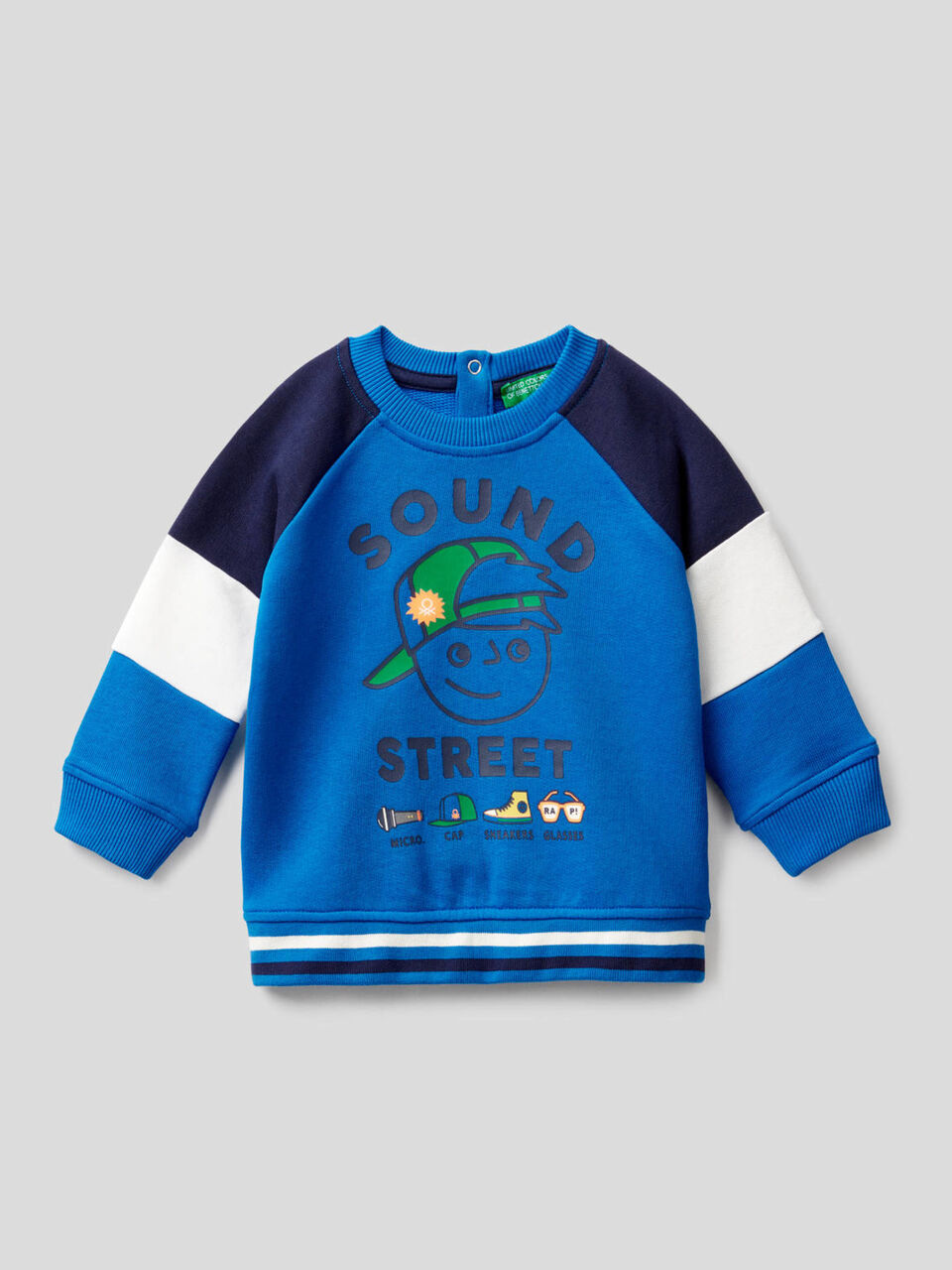 Sweat avec manche color block image number 1