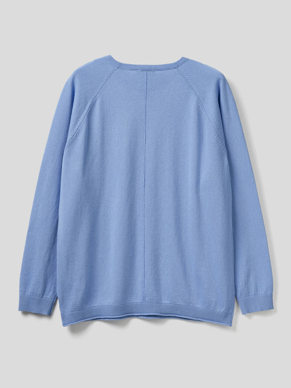 Pull en coton avec pochette image number 2