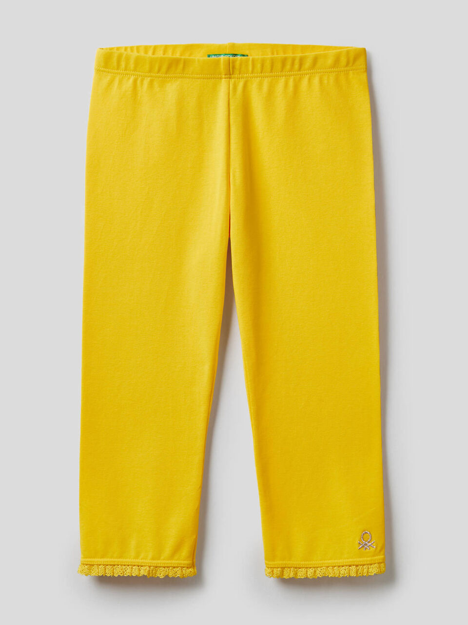 Legging longueur 3/4 en coton extensible image number 1