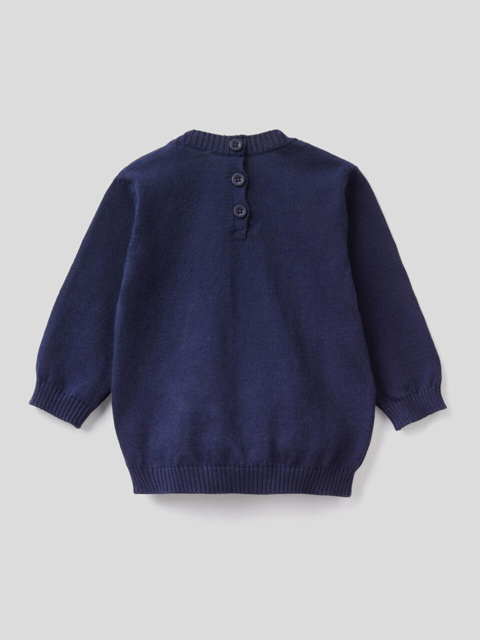 Pull en 100% coton avec broderie image number 2
