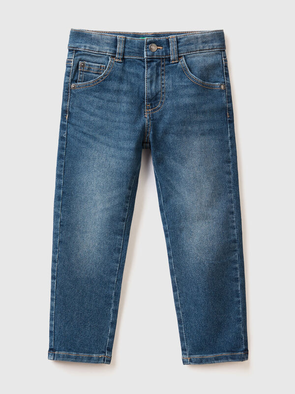 Jeans skinny effet vintage Garçon