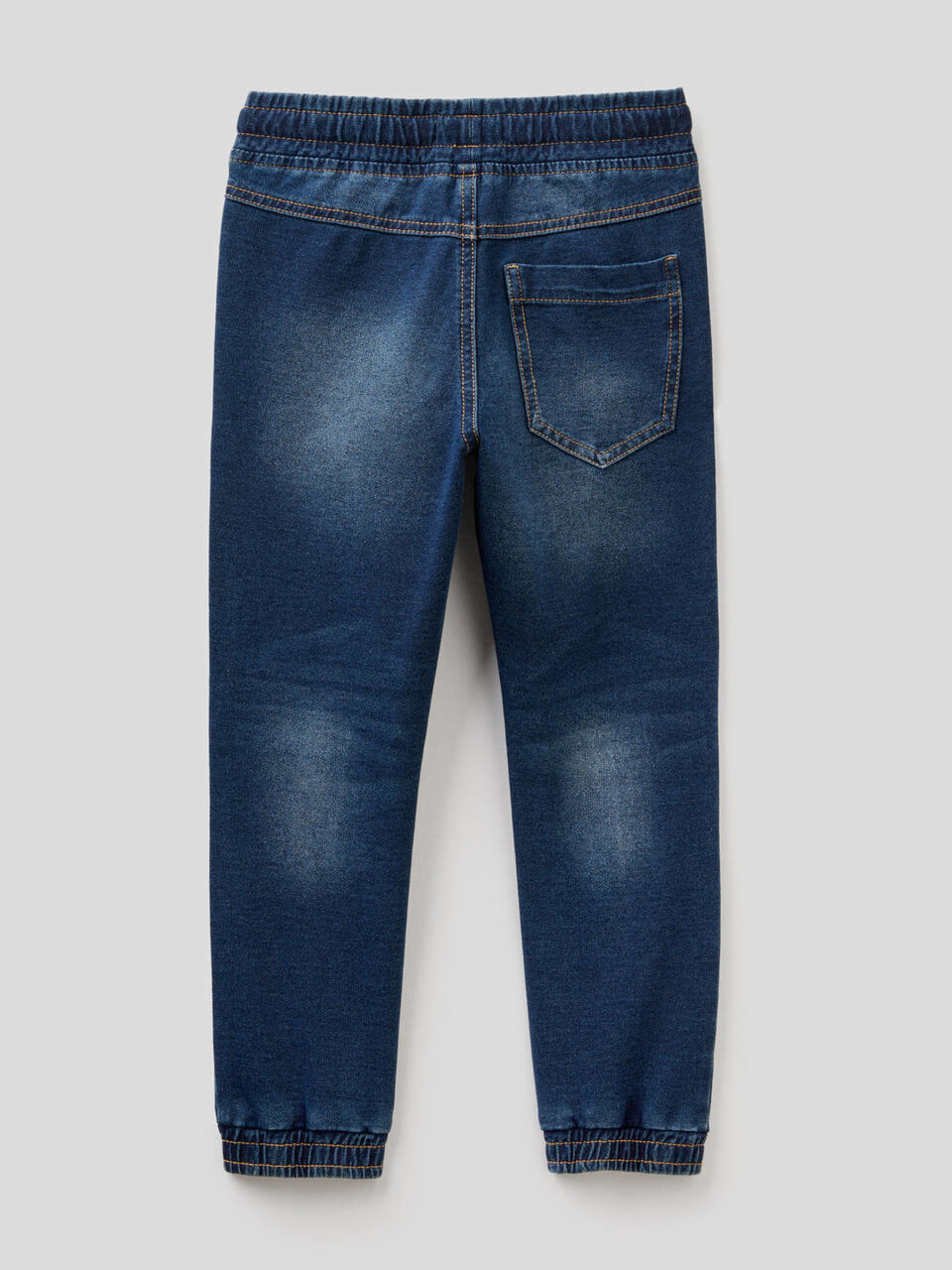 Pantalon en molleton stretch effet denim image number 2