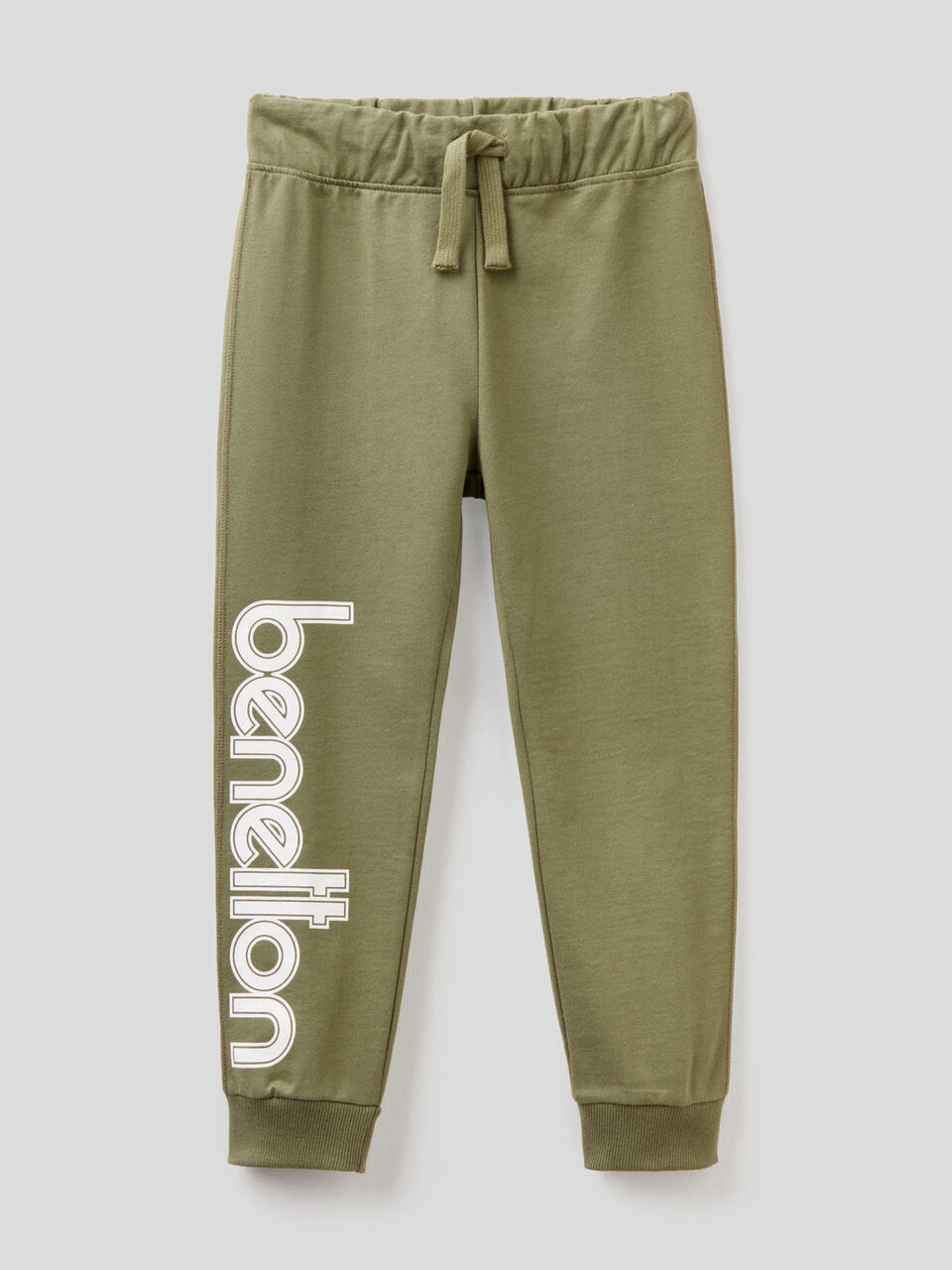Pantalon en molleton 100% coton avec logo image number 1