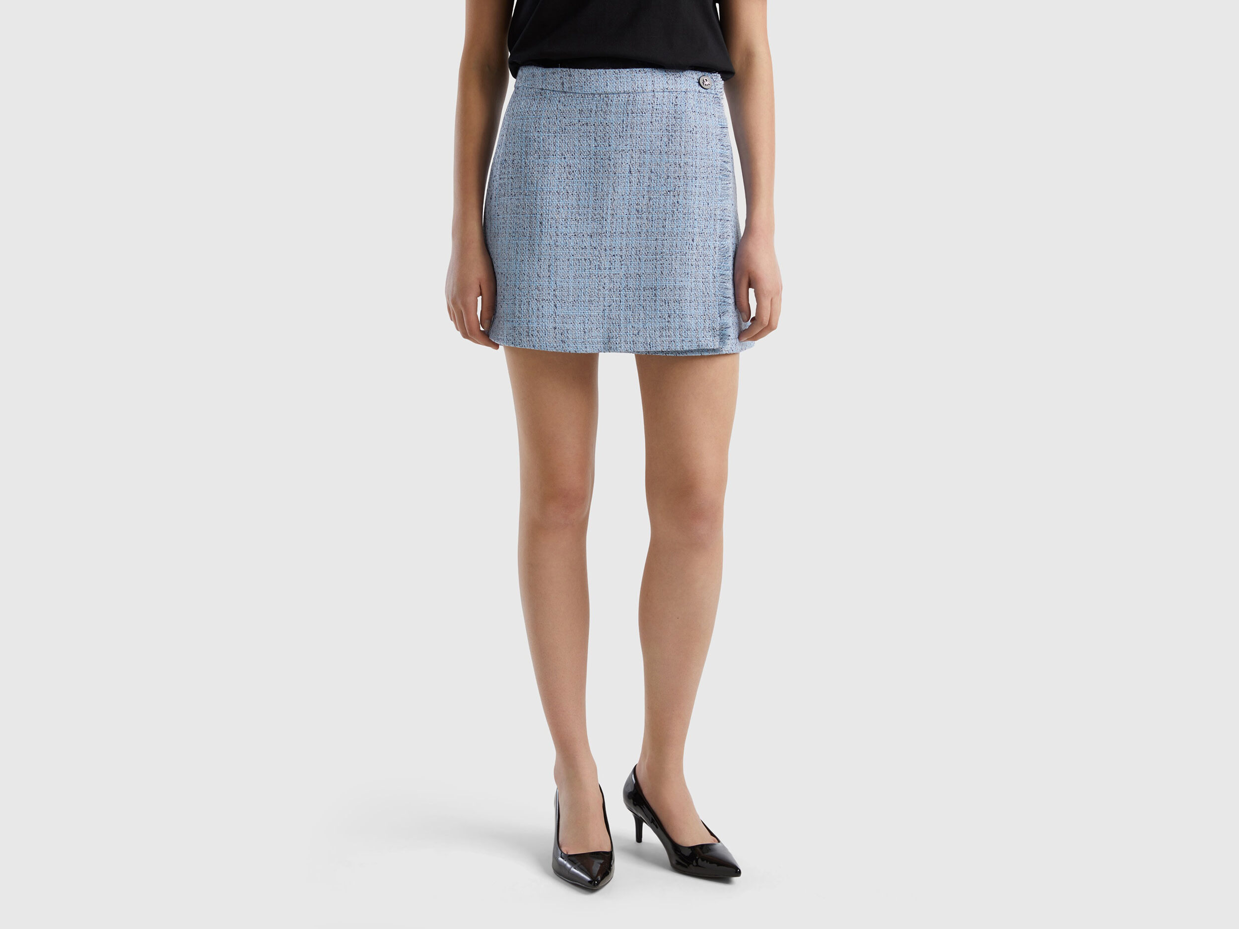 Mini jupe en tweed shop