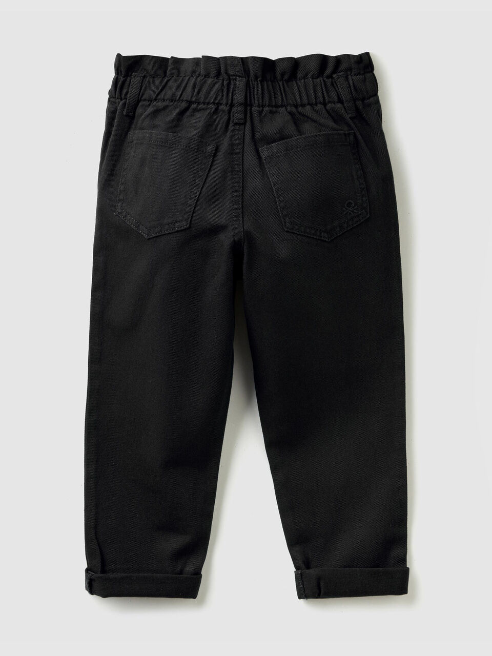 Pantalon paperbag en twill image number 2