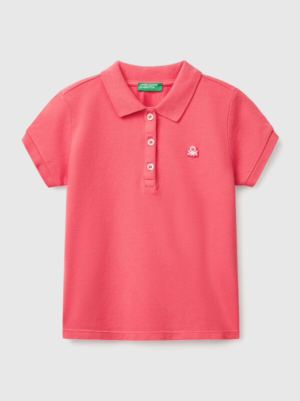Polo à manches courtes en coton  Filles