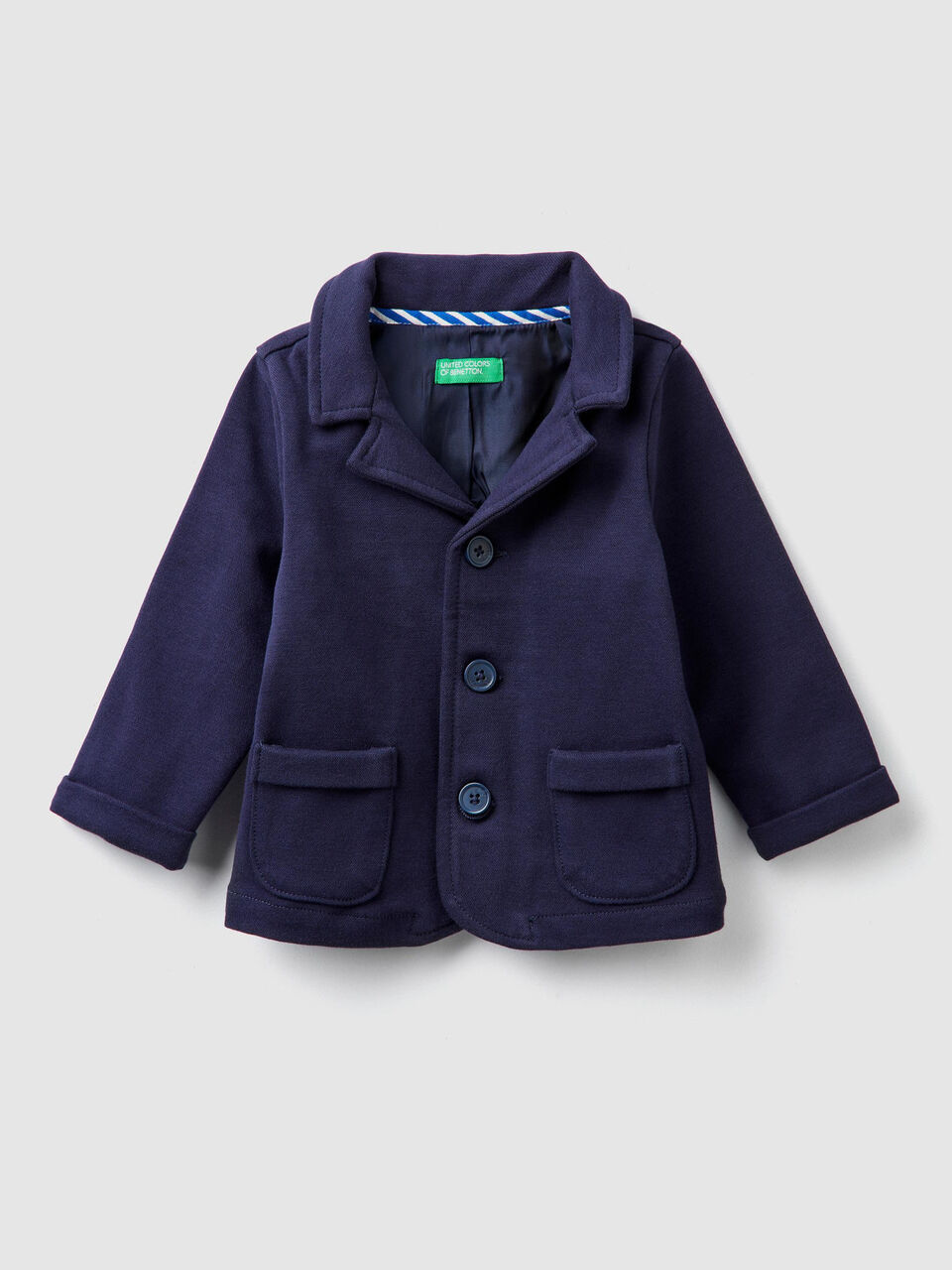 Blazer en coton stretch image number 1