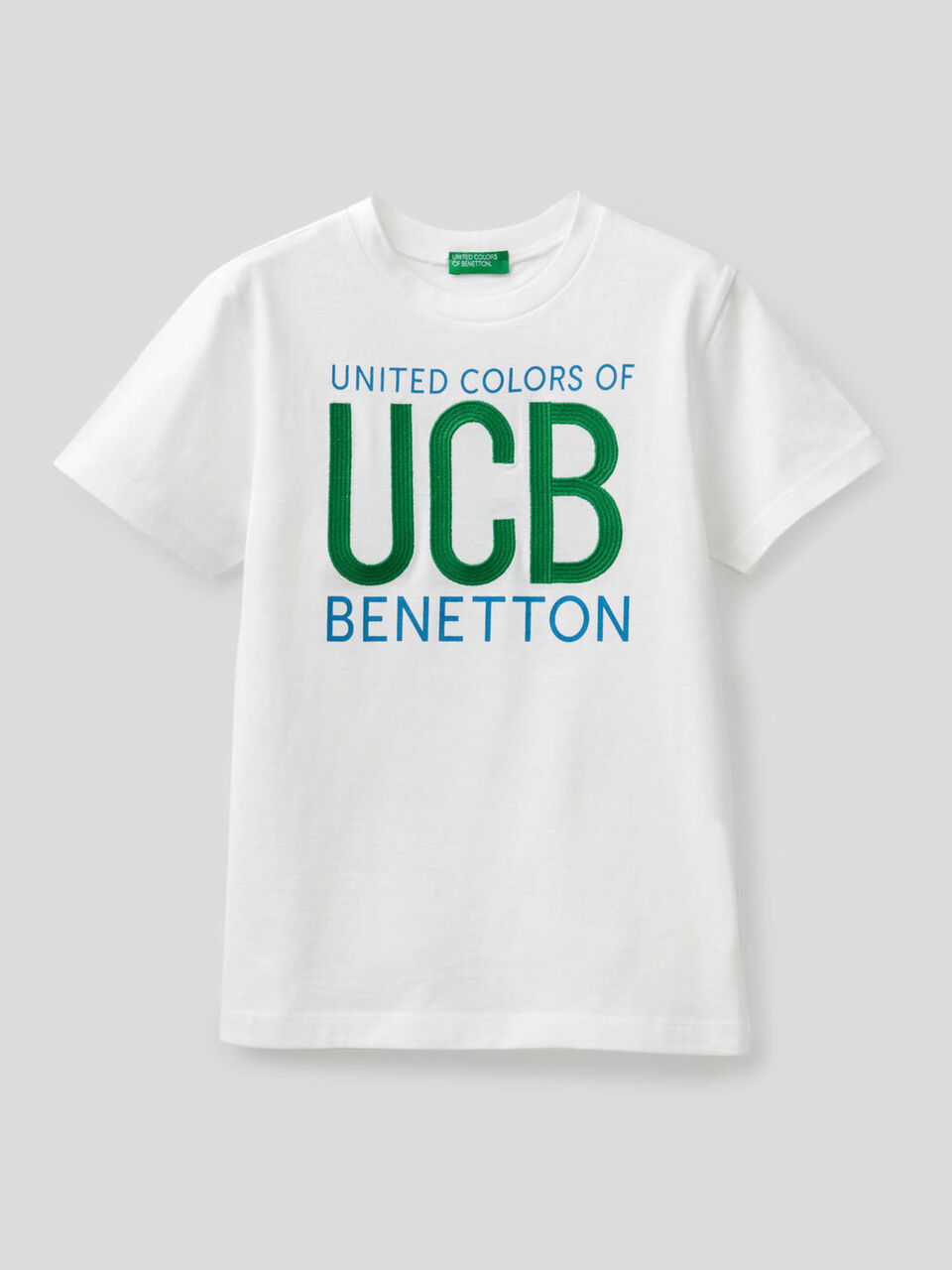 T-shirt 100 % coton à logo brodé image number 1
