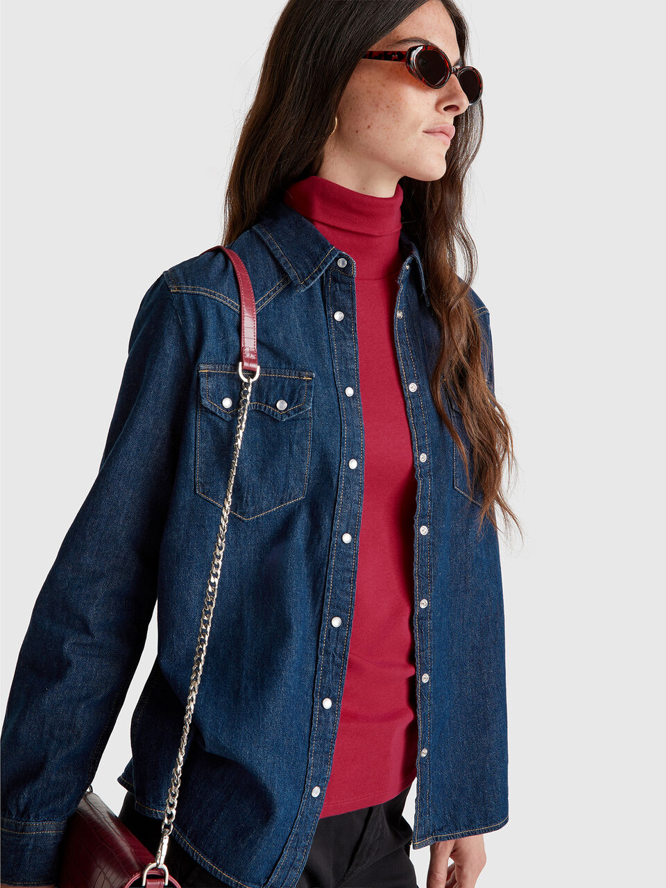 TURTLE NECK SWEATER Femme image number null