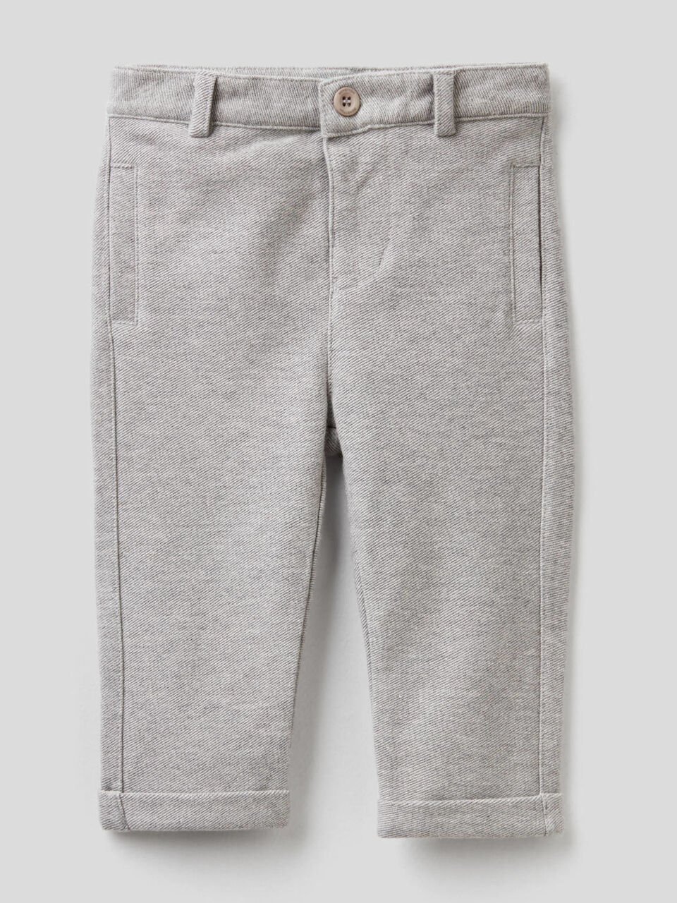Pantalon élégant en molleton 100% coton image number 1