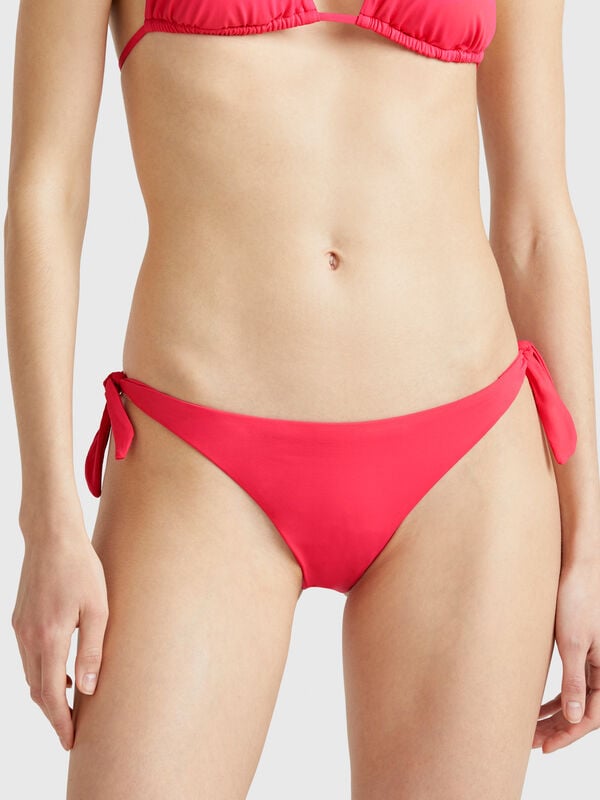 Bas de maillot de bain avec nœuds latéraux Femme