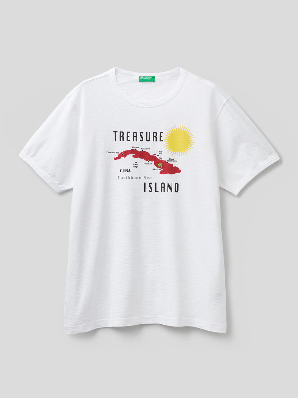 T-shirt en pur coton avec imprimé image number 1