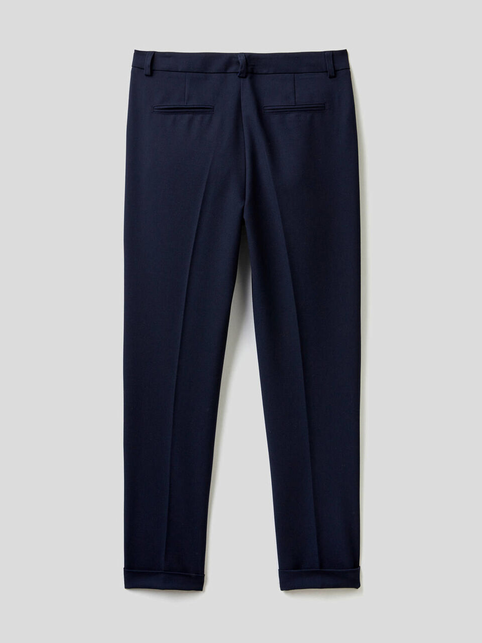 Pantalon stretch avec revers image number 2