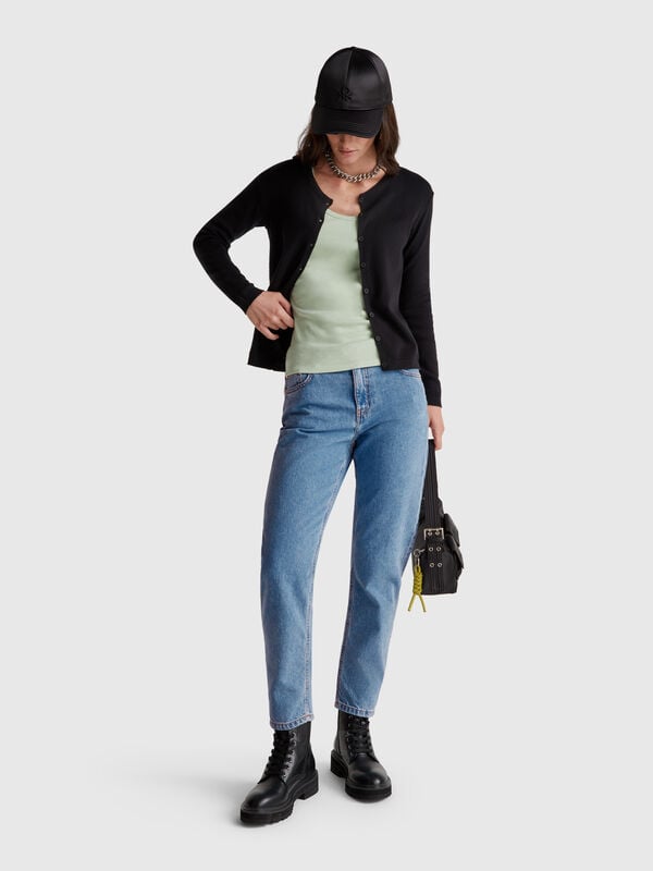 Jean coupe maman Femme