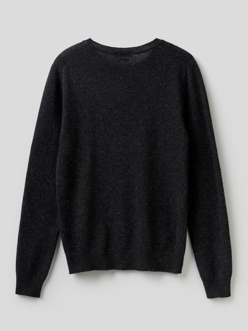 Pull col rond en pure laine vierge image number 2