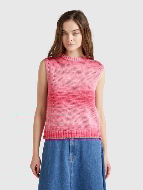 Gilet effet dégradé Femme