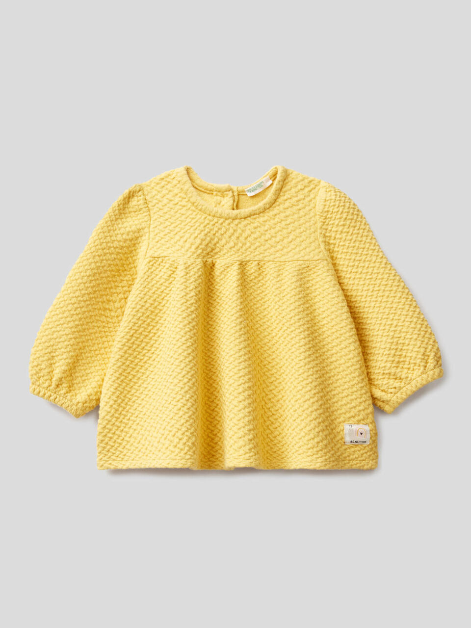 Blouse en coton bio stretch texturé image number 1