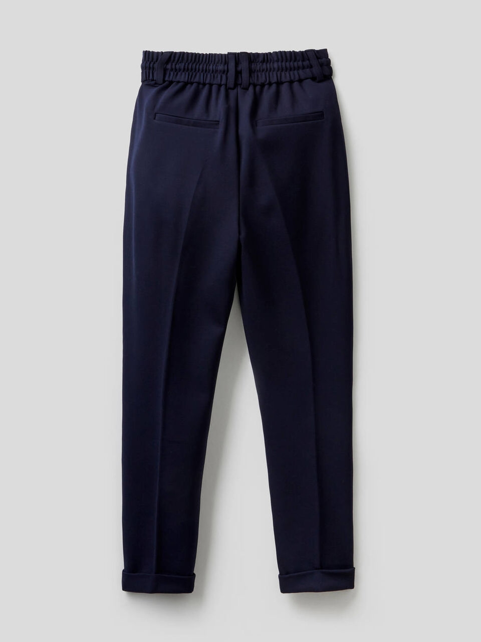 Pantalon avec cordon de serrage et revers image number 2