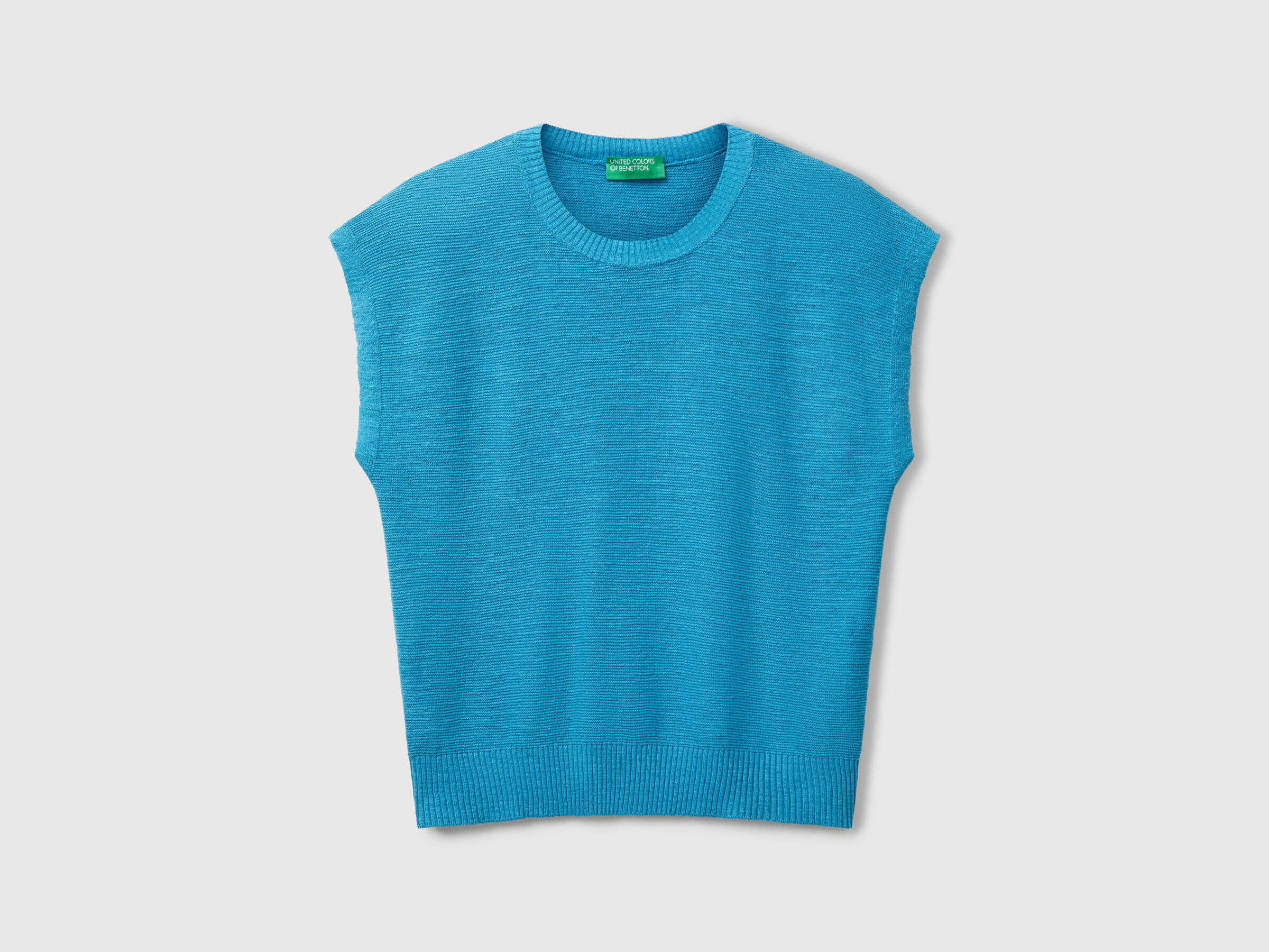 SLEEVELESS SWEATER Femme image number 3