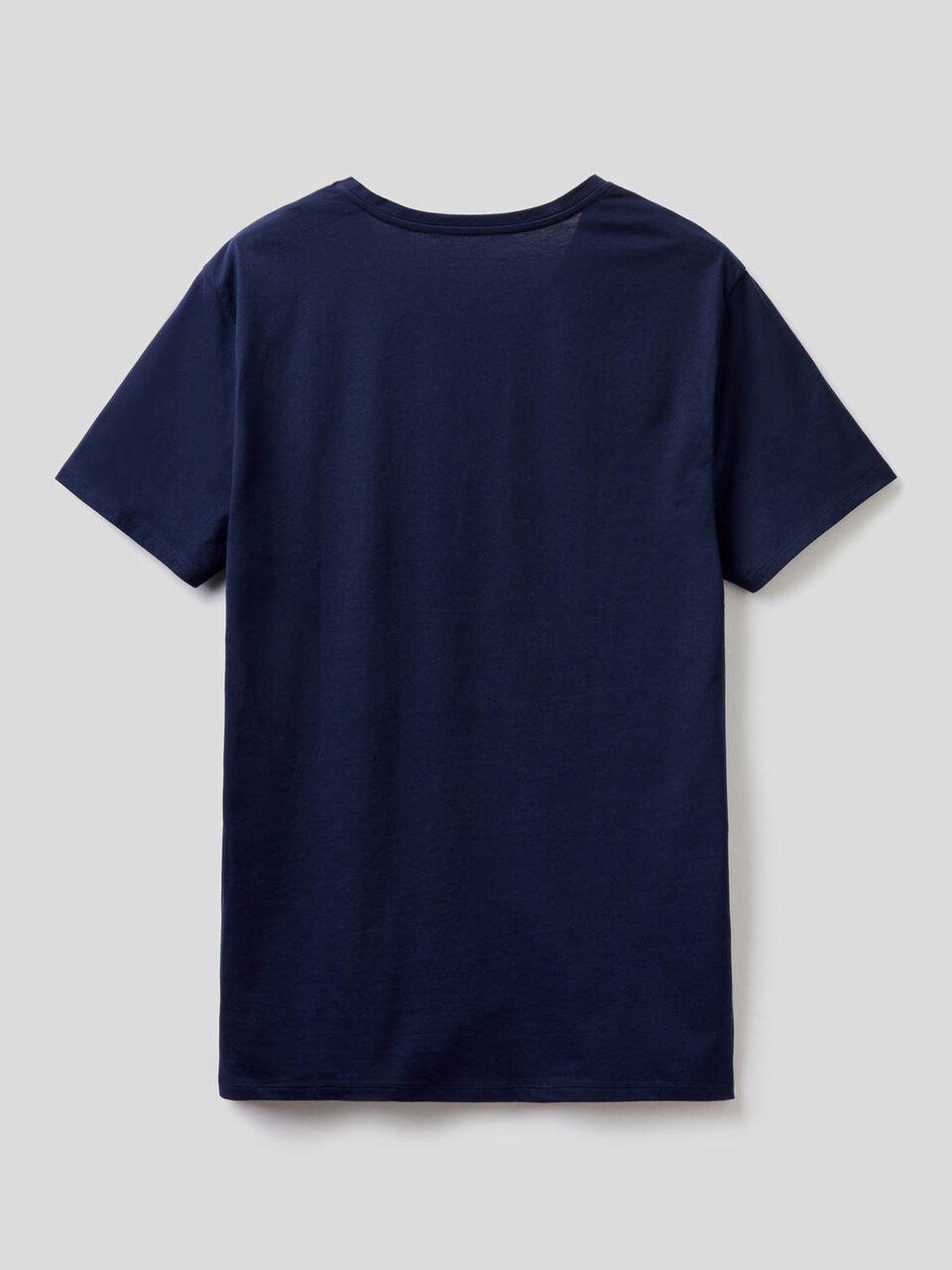 T-shirt 100% coton avec col en V image number 2