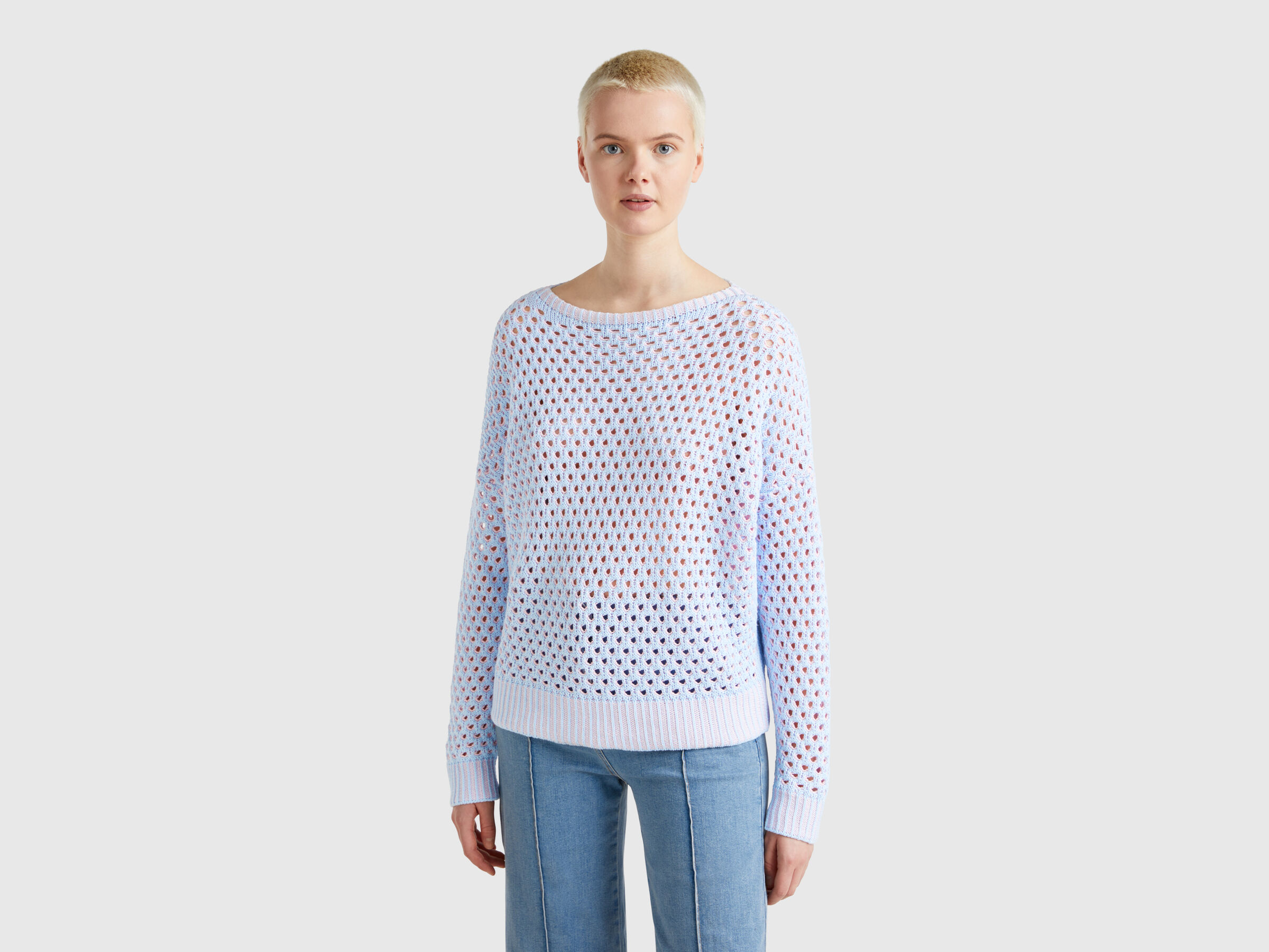 BOAT-NECK SWEAT.L/S Femme image number 0