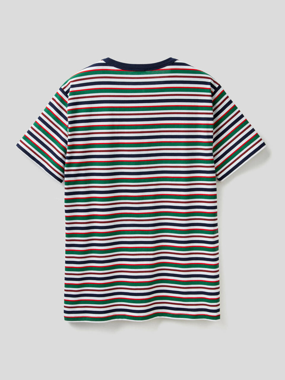 T-shirt à rayures en pur coton image number 2