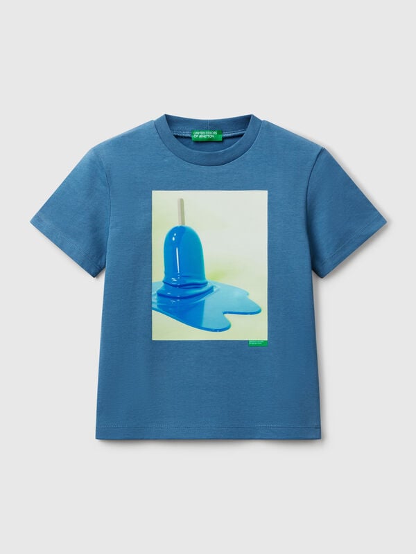 T-shirt with ice cream print Garçon