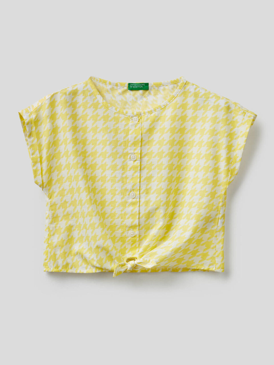 Blouse cropped avec noeud image number 1