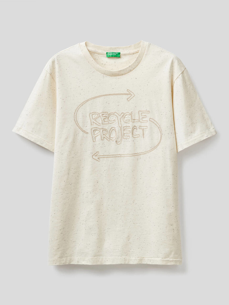 T-shirt avec broderie "Recycle Project" image number 1