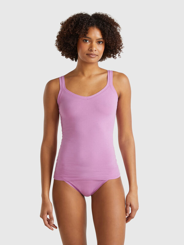 Débardeur sous-vêtement en coton super stretch Femme