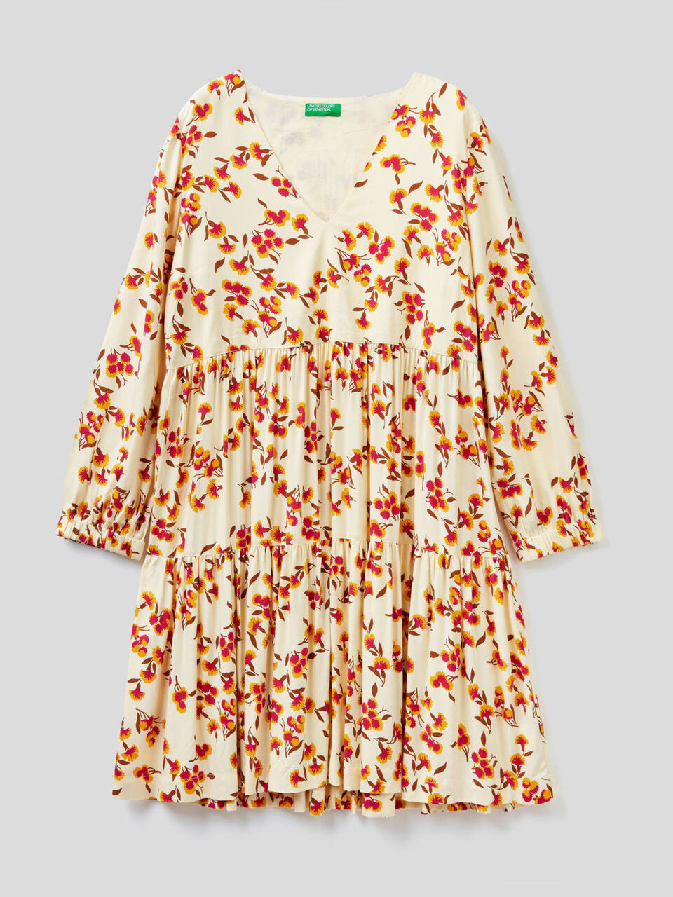 Robe à motif en viscose durable image number 1