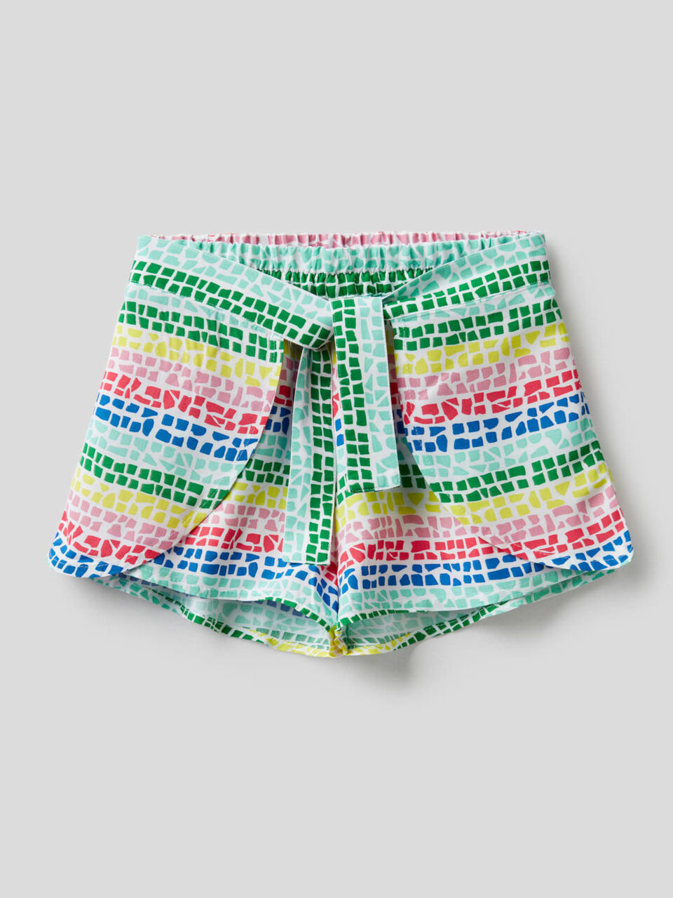 Short fluide avec imprimé fantaisie image number 1