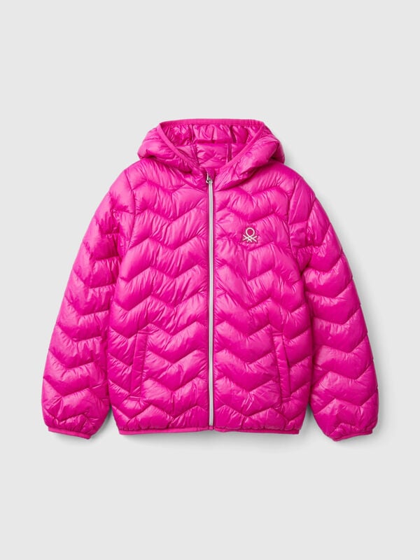 Blouson rembourré à capuche Filles