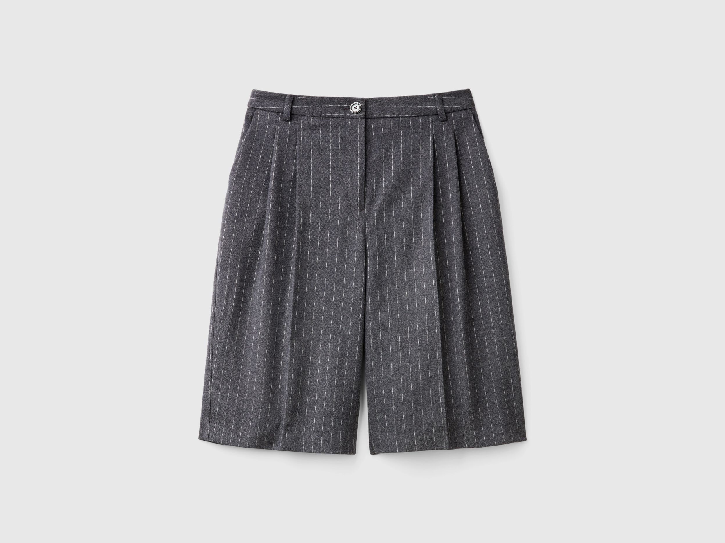 Bermuda raye Gris Fonce Benetton