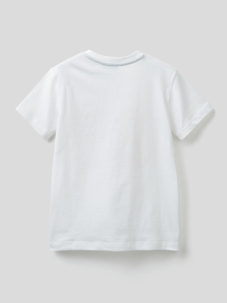 T-shirt en coton avec imprimé 3D image number 2