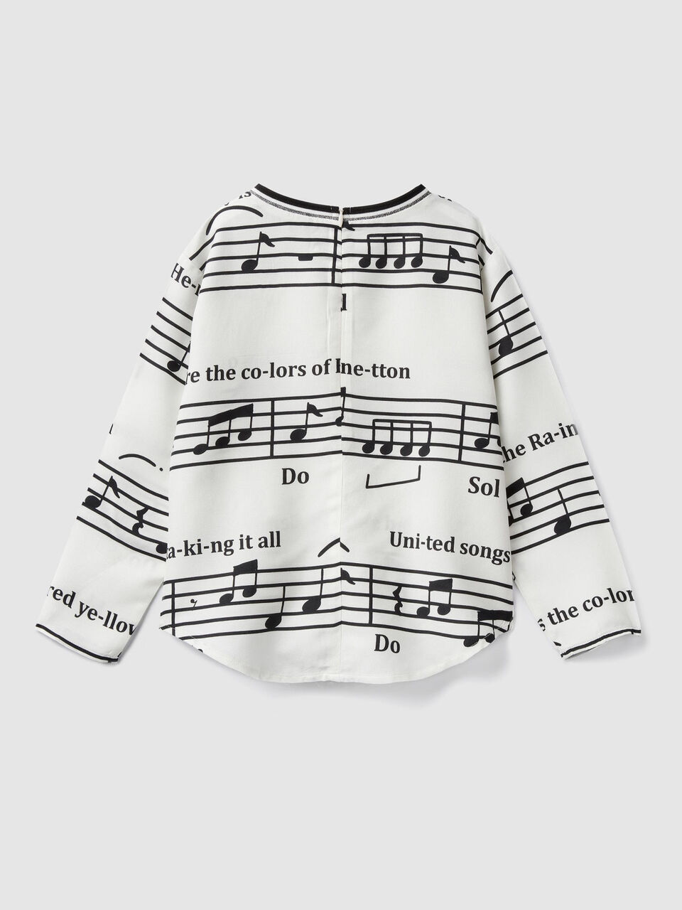 Blouse avec imprimé notes de musique image number 2