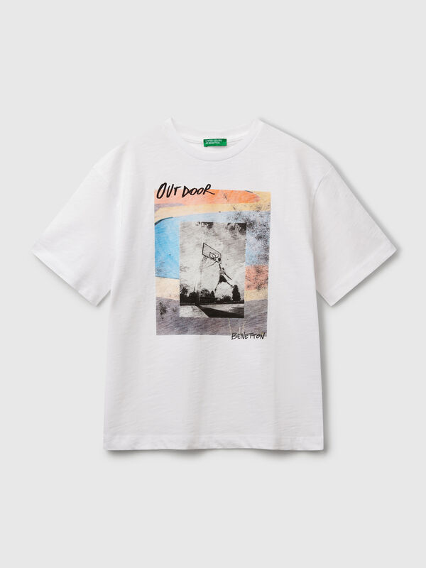 T-shirt avec imprimé photographique Garçon