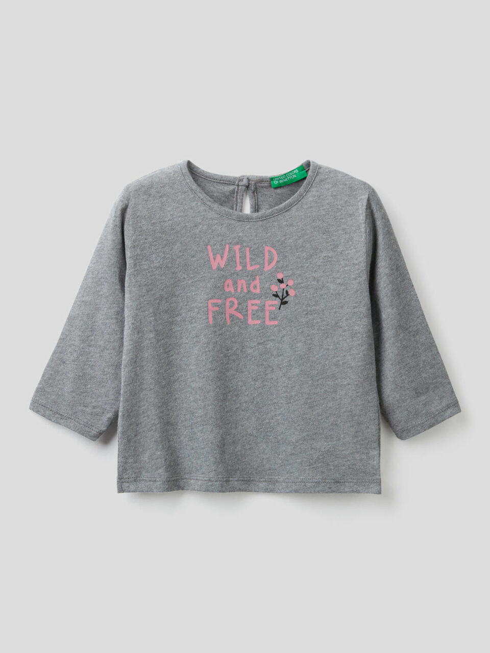 T-shirt manches longues en 100 % coton image number 1