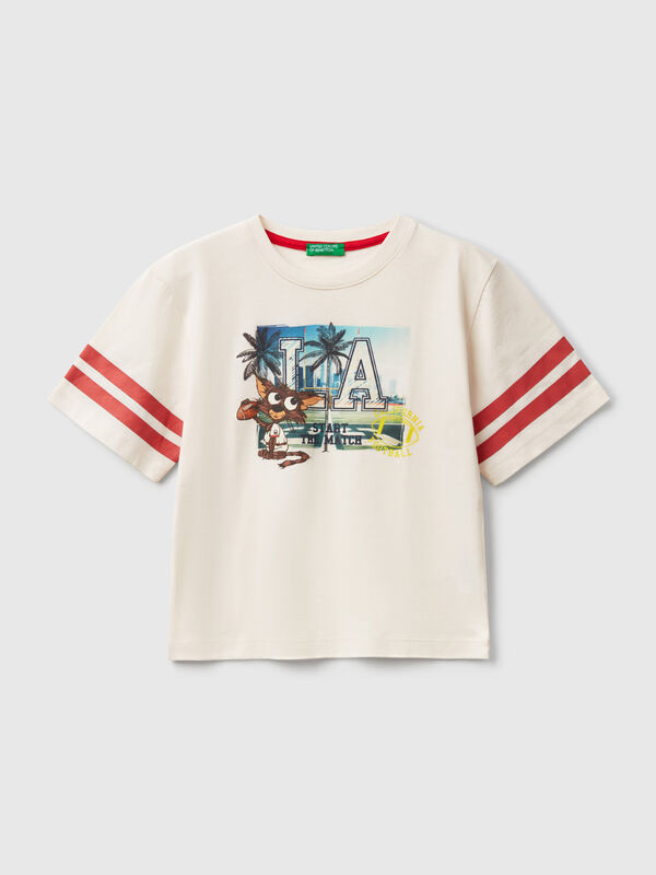 T-shirt overfit avec imprimé photographique Garçon