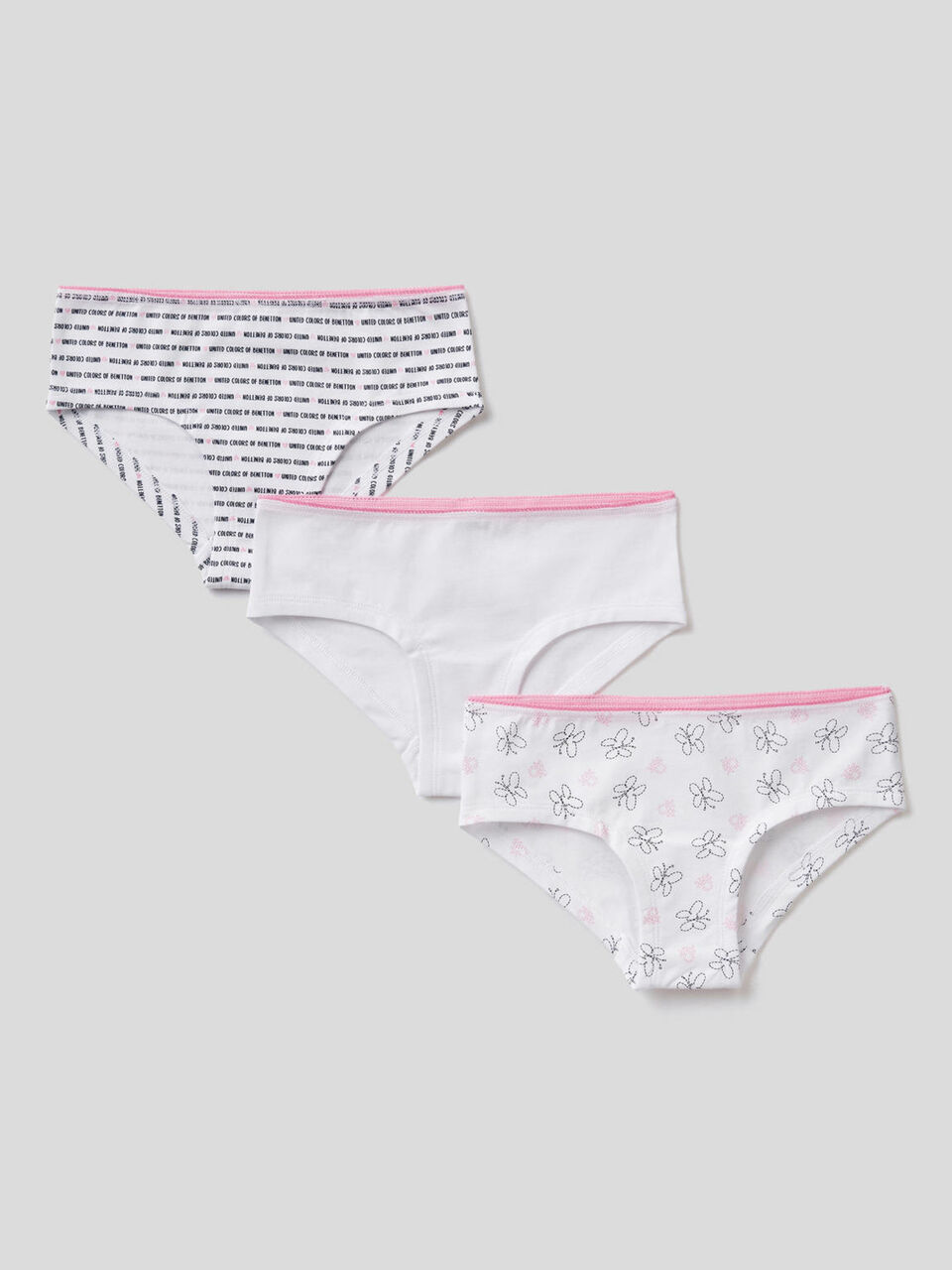 Trois culottes en coton stretch image number 1