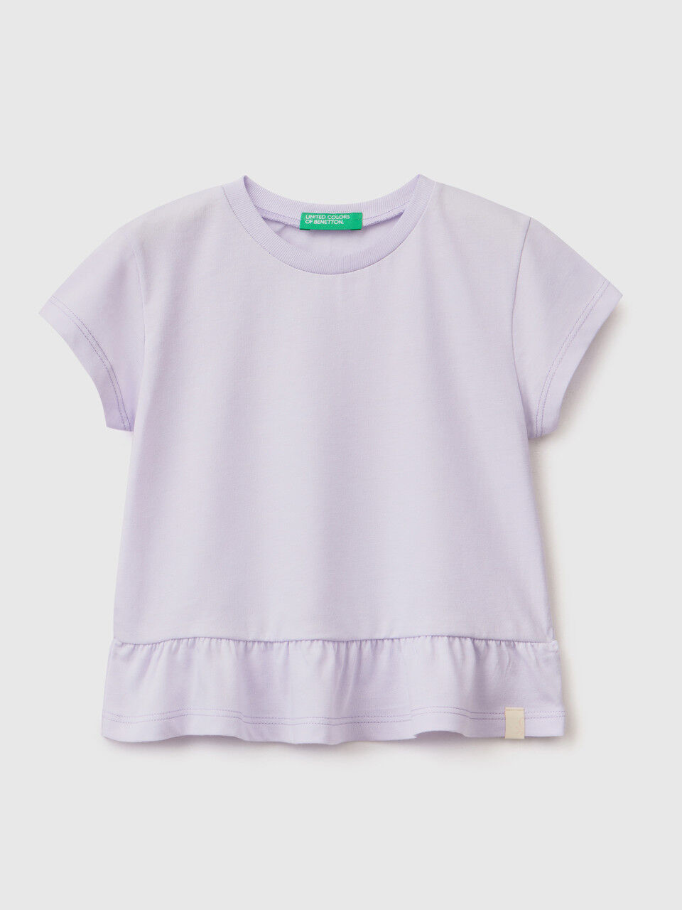 T-shirt ruché en tissu recyclé
